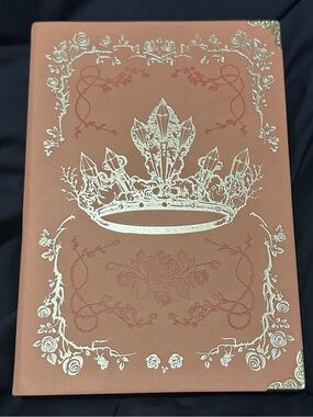 Fearless Embellished Crown Hardcover Journal in Terracotta with Gold Foil